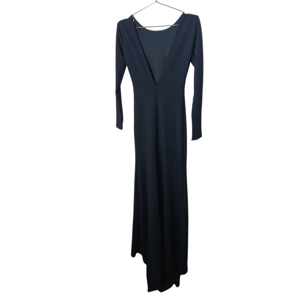 New without tags Lulus Wait For Me Black Long Sleeve Maxi Dress SZ XS - Picture 6 of 11